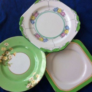 vintage fine china 6 inch plates