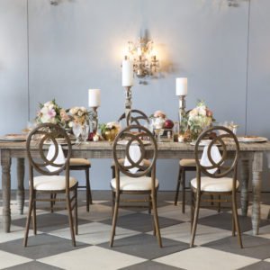 luxury table and chairs
